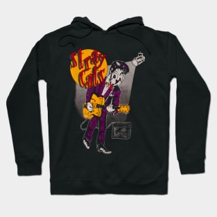 radio punk music cats art Hoodie